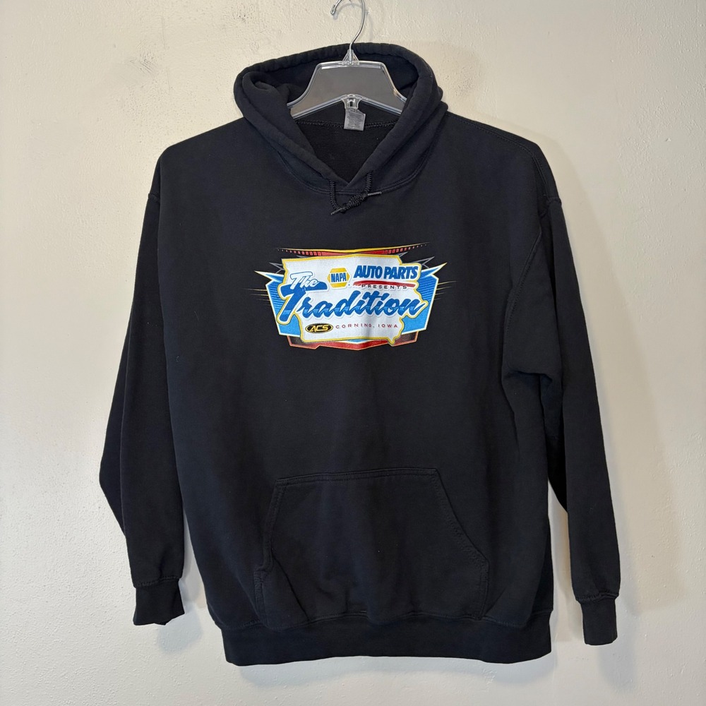 Gildan NAPA Auto Parts The Tradition Racing Hoodie Black Large ACS Speedway